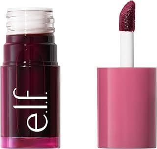 e.l.f. Sheer For It Blush Tint, Multi-Use, Long-Lasting Lip & Cheek Makeup, Creates A Natural Flush Finish, Vegan & Cruelty-Free, Plums Up