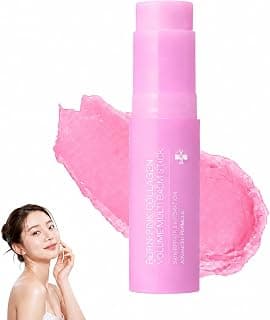 Collagen Volume Multi Balm Stick, Moisturizing Glow Face Balm for Firm Skin | Plumper and Radiant Appearance, with Natural Ingredients, Hydrating Calcium Balms Stick for Face, Neck & Under Eyes