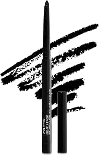 wet n wild Mega Last Breakup Proof Waterproof Retractable Gel Eyeliner - Ultra Pigmented 16-Hour Long Wear, Smudge Proof Satin Finish Formula, Cruelty-Free & Vegan - Charcoal