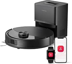 roborock Q10 S5+ Robot Vacuum and Mop, 10,000Pa Suction | Upgraded from Q8 max+, 70-Day Self-Emptying, Obstacle Avoidance, Sonic Mopping, Dual Anti-Tangle Design, Auto Mop Lift, Black