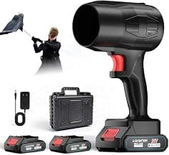 Leaf Blower, Electric Cordless Leaf Blower,Lightweight Blower(Black)