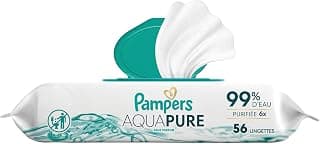 pampers aqua pure baby wipes 56 ct OLD