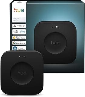 Philips Hue Bridge Pro, Smart Lighting Hub, Wireless, Advanced Encryption, Supports 150+ Lights & 50+ Accessories, Hue Bridge System Works with Apple Home, Alexa, Google, Samsung SmartThings