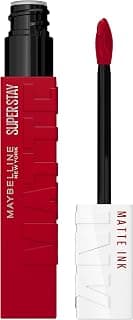 Maybelline Super Stay Matte Ink Liquid Lipstick Makeup, Long Lasting High Impact Color, Up to 16H Wear, Pioneer, Blue Red, 1 Count, Packaging May Vary