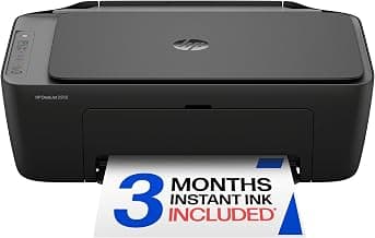 HP DeskJet 2955 Wireless All-in-One Color Inkjet Printer, Scanner, Copier, Best-for-Home, 3 Month Trial of Instant Ink Included, AI-Capable (A24HJA)