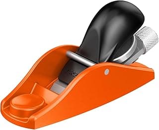 JORGENSEN No.101 Mini Wood Planer - Mini Hand Planer for Woodworking, Block Plane, Small Hand Plane for Trimming, Wood Planing, Craft, Professional Ductile Iron Body, Adjustable Cutting Depth