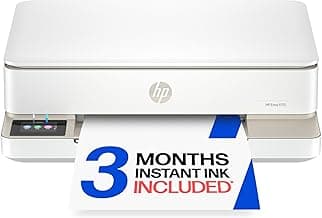 HP Envy 6155 Wireless All-in-One Color Inkjet Printer, Print, Scan, Copy, Duplex Printing Best-for-Home, 3 Month Trial of Instant Ink Included, AI-Capable (C2WR7A) Portobello