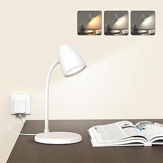 LED Desk Lamp for Home Office,Dimmable Table Lamp 3 Light Colors