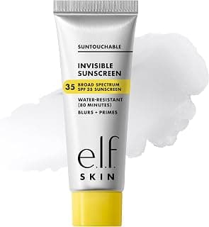 e.l.f. SKIN Suntouchable Invisible SPF 35 Sunscreen Mini, Lightweight Gel for Under Makeup, Daily Face Sunscreen for Women, Vegan & Cruelty-Free