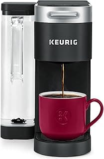 Keurig K-Supreme Single Serve K-Cup Pod Coffee Maker, MultiStream Technology, 4 Brew Sizes, 66oz Dual-Position Removable Reservoir, Black | MultiStream Technology, 4 Brew Sizes, Dual-Position Removable Reservoir