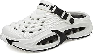 Garden Clogs Unisex Waterproof EVA Slip-On Shoes with Arch Support