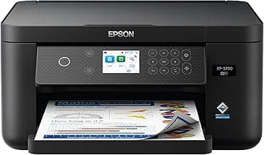 Epson Expression Home XP-5200 Wireless Color All-in-One Inkjet Printer | Print, scan, copy; up to 14 ppm, auto 2-sided, borderless photo printing; ideal for home and everyday use