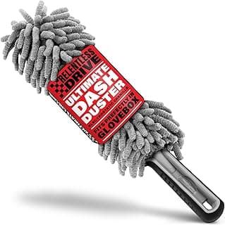 Relentless Drive Car Duster Interior - New Car Accessories for Women & Men | Chenille Microfiber Dash Duster - Lint & Scratch-Free, Interior Car Essentials