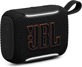 JBL Go 5 Portable Bluetooth Speaker, Waterproof and Dustproof - Black