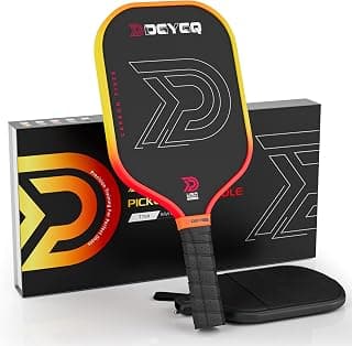 Pickleball Paddle, T700SC Carbon Fiber Surface with Enhanced Spin & Power