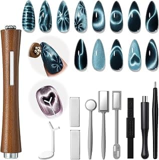 modelones Cat Eye Magnet Set, Cat Eye Gel Nail Polish Tools Nail Stuff Kit