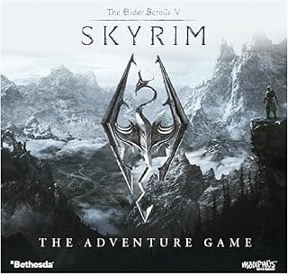 The Elder Scrolls V: Skyrim The Adventure Game - Epic Cooperative & Solo Board Game, Open-World Questing, Character Progression & Narrative Strategy, Ages 14+, 1-4 Players, 60-120 Min Playtime