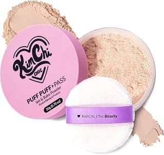 KimChiChic Beauty Puff Puff Pass Set & Bake Loose Setting Powder Makeup