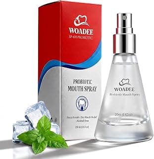 Woadee Breath Spray,Fresh Breath,Dry Mouth Spray with Probiotic Oral,20ml | Everyday Freshness,Mint Mouth Spray with Gentle Moisturizing Formula, Alcohol-Free Travel Size Oral Care