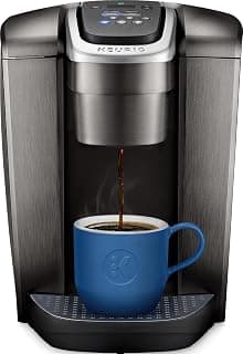 Keurig K-Elite Single Serve K-Cup Pod Coffee Maker, with Strength and Temperature Control, Iced Coffee Capability, 8 to 12oz Brew Size, Programmable, Brushed Slate