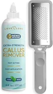 Love Lori Foot Callus Remover Kit - Gel & Foot Scraper for Dead Skin, 6oz