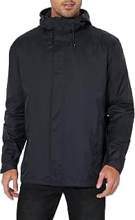 Men's Rain Jacket Lightweight Waterproof Raincoat
