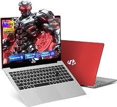 NIMO 15.6" IPS FHD-Light Gaming-Laptop,AMD Ryzen 5 6600H 16GB DDR5 RAM 256GB SSD (Beat i5-1335U, 6 Cores Up to 4.5GHz) AMD Radeon 660M GPU-Computer with 100W Type-C Backlit Keyboard Fingerprint