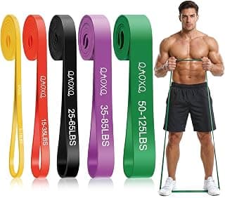 Resistance Bands Set, Workout & Pull Up Assistance Bands for Home Gym