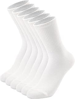 3-12 Pack Womens Crew Socks Size 6-9 Light Weight Thin Casual Calf Socks