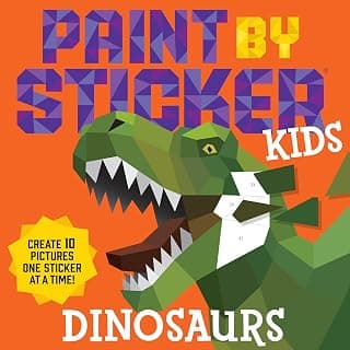 Paint by Sticker Kids (Official): Dinosaurs: Create 10 Pictures One Sticker at a Time!