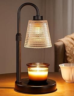 Innqoo Candle Warmer Lamp with Timer Home Decor Birthday Gifts for Women | Dimmable Candle Warmer for Jar Candles, Height Adjustable Wax Melts Warmer, Room Decor House Warming Gifts New