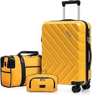 Carry On Luggage,3 Piece Luggage Set,22x14x9 Airline Approved