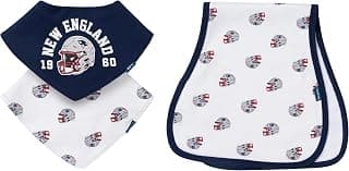 Gerber NFL Baby Bandana Bibs and Burp Cloth Set