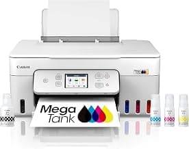 Canon Megatank G3290 All-in-One Wireless Printer | Print, Copy, Scan, Mobile Printing, 2.7" LCD Color Touchscreen, Refillable Tank System, Duplex Printing, Home & Office Use