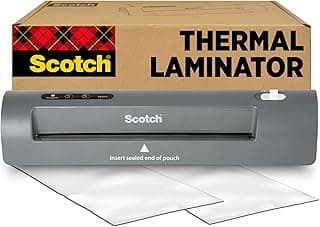 Scotch Thermal Laminator, 2 Roller System for a Professional Finish, Use for Home, Office or School, Suitable for use with Photos (TL901X)