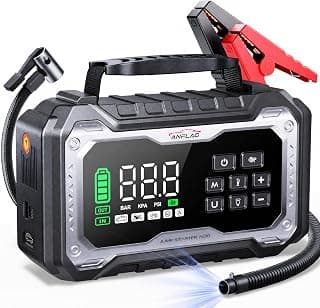 8000A Car Battery Jump Starter with 160PSI Air Compressor 165L/min Blower