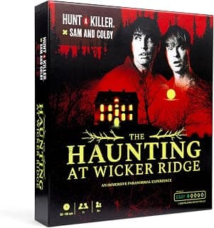 Hunt A Killer x Sam and Colby: The Haunting At Wicker Ridge, an Immersive Ghost Hunters Experience, for Fans of Paranormal Activity and Mystery Games, Board Game is 90-120 Minutes, for Ages 14+