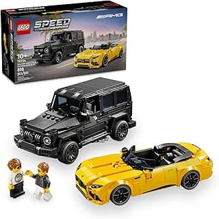 LEGO Speed Champions Mercedes-AMG G 63 & SL 63 Building Toys - Kids Pretend Play Toy Cars for Boys & Girls, Ages 10+ Years - Gifts for Christmas - 76924
