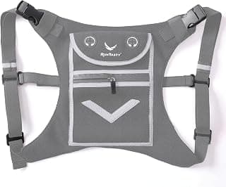 Running Mini Backpack Vest for Men & Women - Hi-viz gear, Holds Valuables, any Phone - Ideal for Fitness, Walking, Cycling!