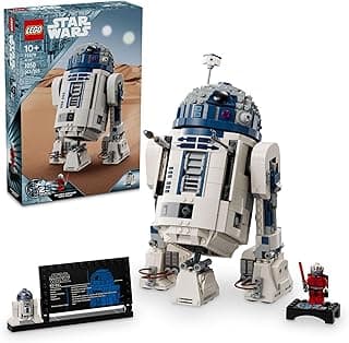 Star Wars R2-D2 Building Toy Set -Display Star Wars Toy, Ages 10+ - Includes 25th Anniversary Darth Malak Minifigure - 75379