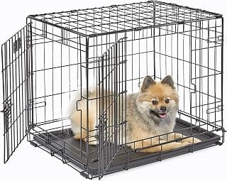 Midwest 24-Inch Double Door iCrate, for Small Breeds, 12-20 lbs
