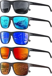 Sunglasses-Men Polarized Mens Sunglasses: Classic Women Sun Glasses UV400 Protection for Fishing