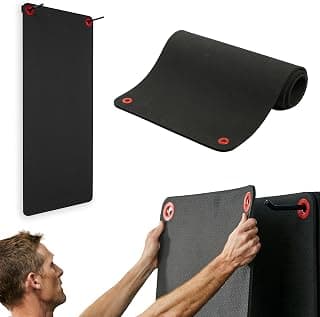 SPRI Hanging Exercise Mats for Gyms, Closed-Cell Foam Yoga & Fitness Mats with Grommets, Thick Workout Mats for Studios & Group Fitness Classes