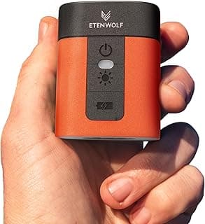 ETENWOLF AIR 3 Air Pump for Inflatables with 2600mAh Battery& Camping Light | Ultra-Fast and Mini Electric Air Pump, Inflate Deflate for Air Mattress, Pool Floats, Vacuum Storage Bags