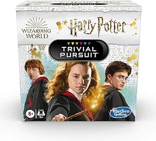 Hasbro Gaming Trivial Pursuit: Wizarding World Harry Potter Edition Compact Trivia Game, 2+ Players, 600 Trivia Questions, 8+ (Amazon Exclusive)