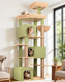 Globlazer Cactus Large Cat Tree for Large Cats, Tall Sturdy Cat Tower, S80