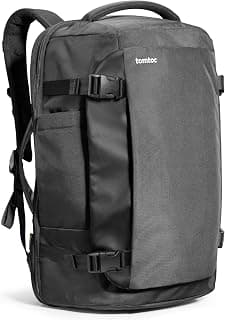 tomtoc 28/40L Travel Backpack, TSA Carry On/Personal Item Bag Flight Approved, Water-resistant Carry on Luggage, PFAS Free