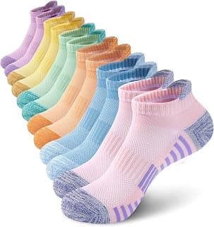 Ankle Socks for Women, Cushioned Running Cotton Socks