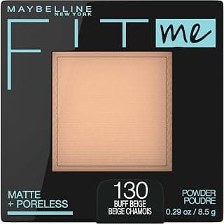 Maybelline Fit Me Matte + Poreless Pressed Face Powder Makeup & Setting Powder, Buff Beige, 1 Count
