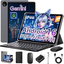 2026 Android Tablet with Keyboard, 11 inch Android 16 Tablet